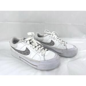 Nike Womens Court Legacy Lift Low United In Victory FD0558-100 Size 7